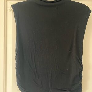 a new day Black Sleeveless mock neck Tank Top